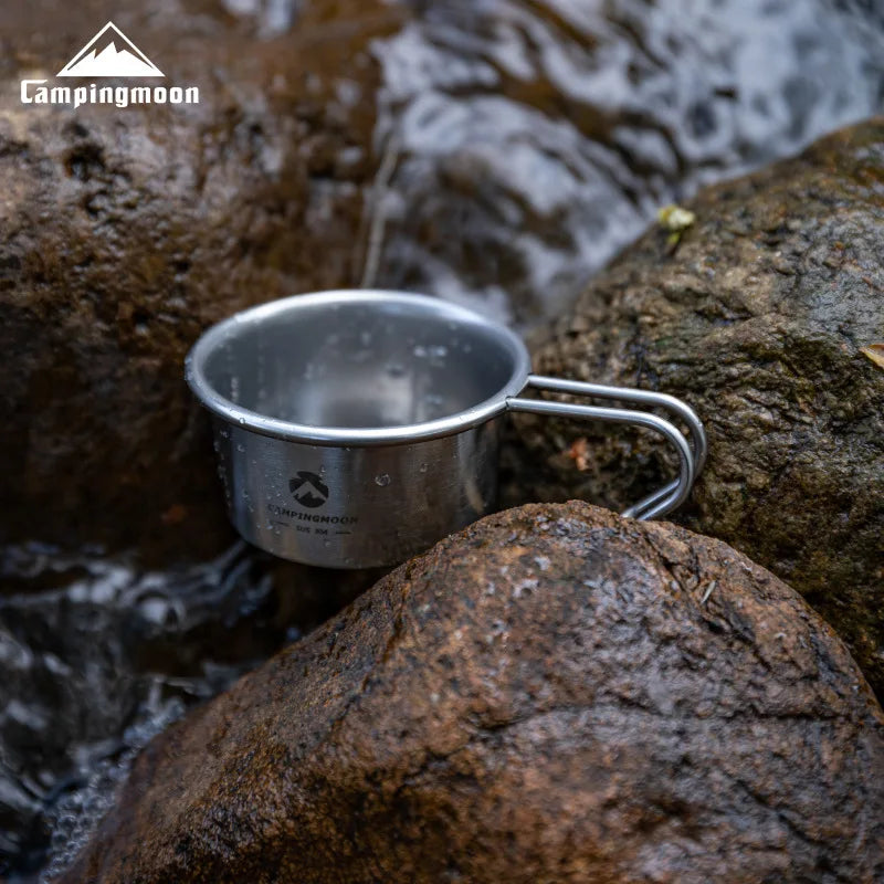 CAMPINGMOON Stainless Steel Mug – Ripper Little Camping Cup for a Cheeky Whisky