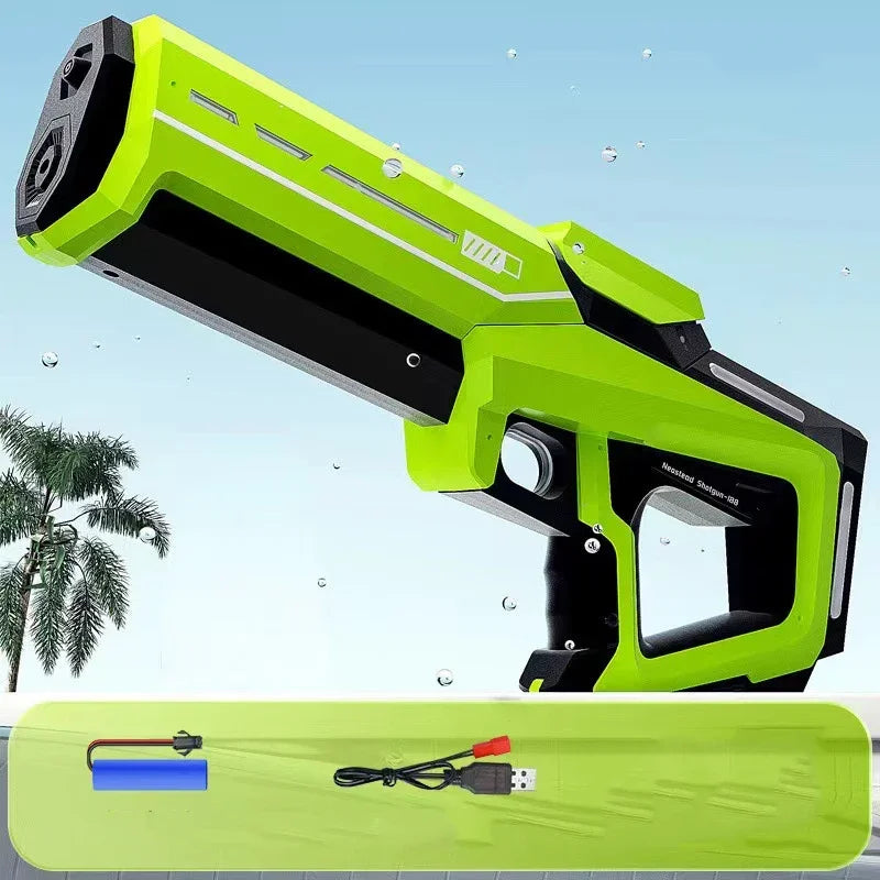 Electric Water Gun – Powerful Squirt Toy for Adults & Kids – Summer Beach Fun Blaster