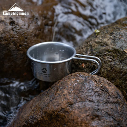 CAMPINGMOON Stainless Steel Mug – Ripper Little Camping Cup for a Cheeky Whisky