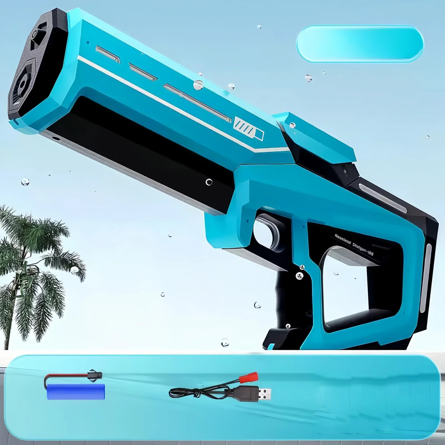 Electric Water Gun – Powerful Squirt Toy for Adults & Kids – Summer Beach Fun Blaster