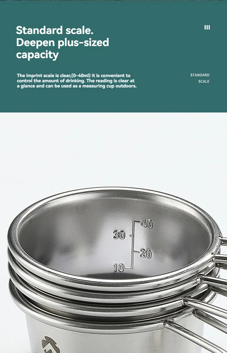 CAMPINGMOON Stainless Steel Mug – Ripper Little Camping Cup for a Cheeky Whisky