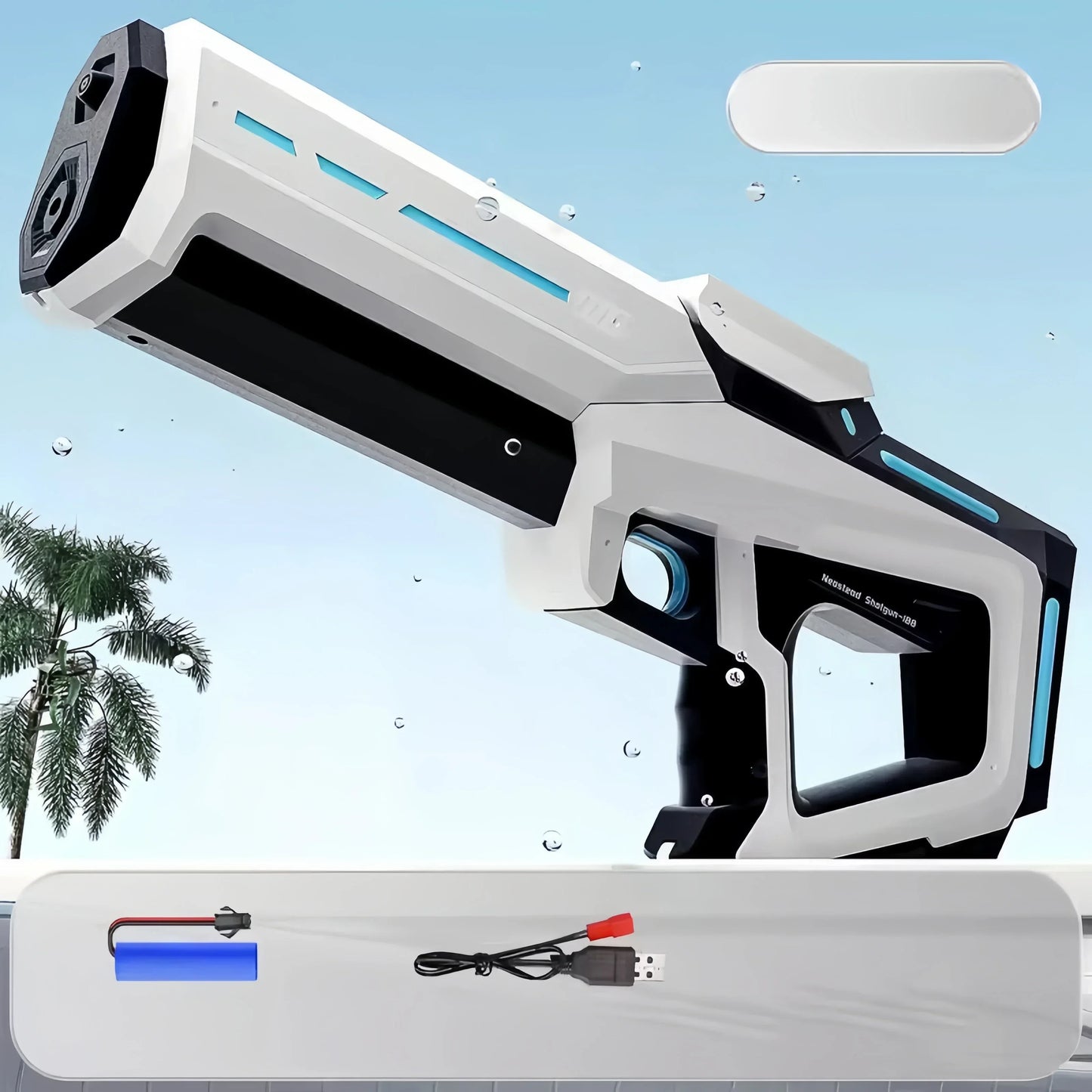 Electric Water Gun – Powerful Squirt Toy for Adults & Kids – Summer Beach Fun Blaster