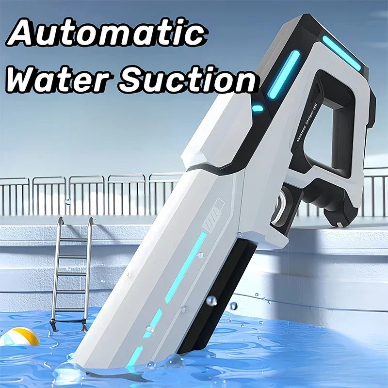 Electric Water Gun – Powerful Squirt Toy for Adults & Kids – Summer Beach Fun Blaster
